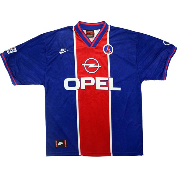 Tailandia Camiseta Paris Saint Germain 1ª Kit Retro 1995 1996 Azul